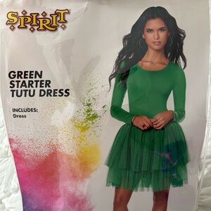 Spirit Green Tutu Mini Dress